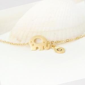 Elephant Bracelet, Royalty Elephant, Personalized..