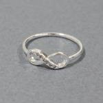 Dainty Infinity Ring 6 Size In Silver