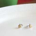 Tiny Ladybug Earring