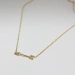 Tiny Arrow Necklace , Everyday Jewelry, Delicate..