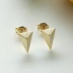 Triangle Earring In Gold