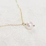 White Pearl Necklace, Freshwater Pearl, Everyday..